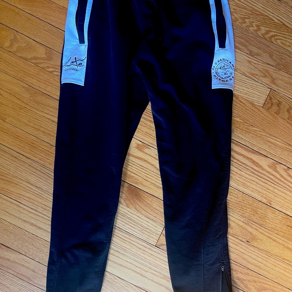 Men’s Black and white Joggers